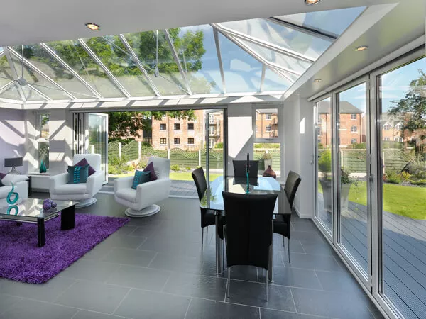 Modern Glass Roof Conservatory