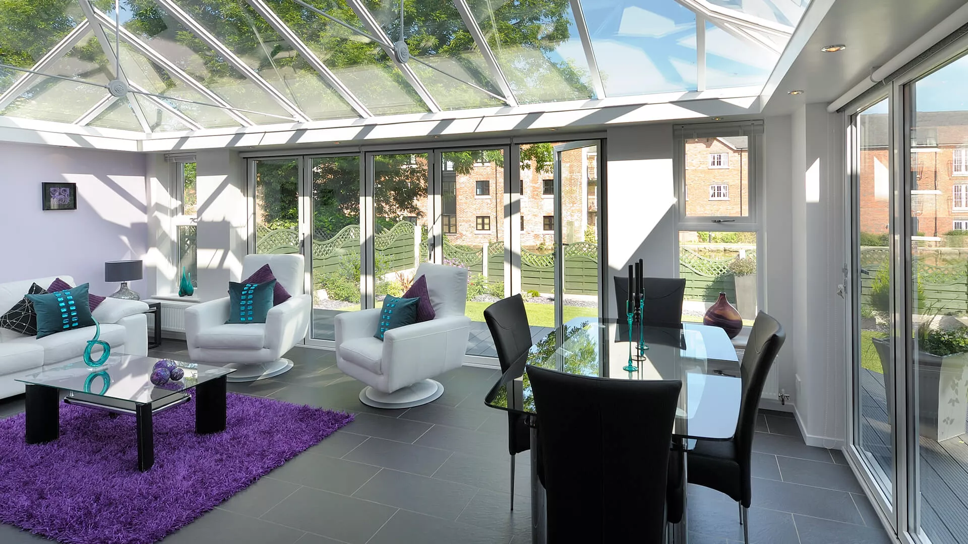 Modern Glass Roof Conservatory